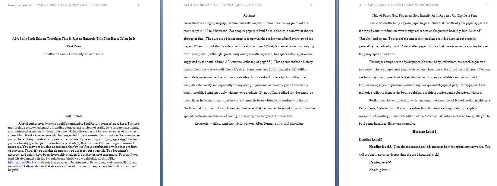 005 Apa Format Template Preview Essay ~ Thatsnotus Intended For Apa Template For Word 2010