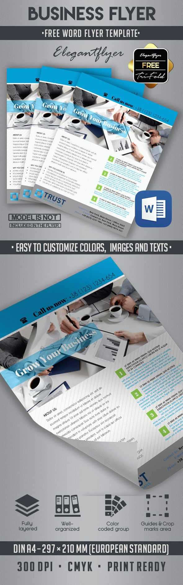10 Best Business Flyer Templates In Word! |Elegantflyer Intended For Free Business Flyer Templates For Microsoft Word