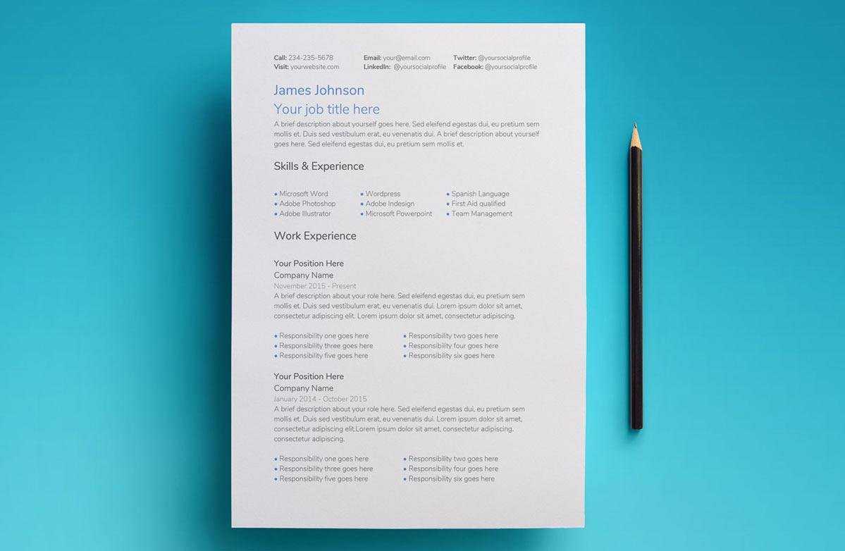 10+ Free Google Docs Resume Templates To Download Now Throughout Google Word Document Templates