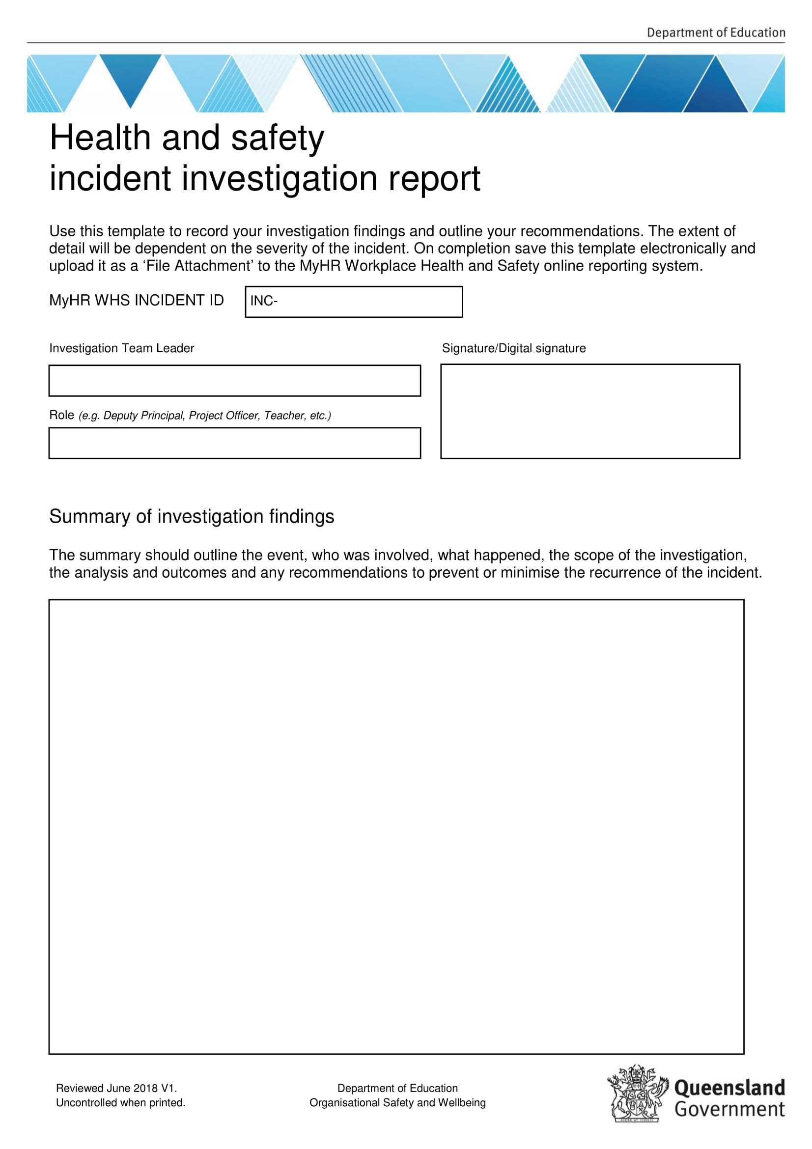 10+ Workplace Investigation Report Examples – Pdf | Examples In Workplace Investigation Report Template