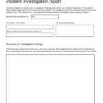 10+ Workplace Investigation Report Examples – Pdf | Examples Pertaining To Hr Investigation Report Template