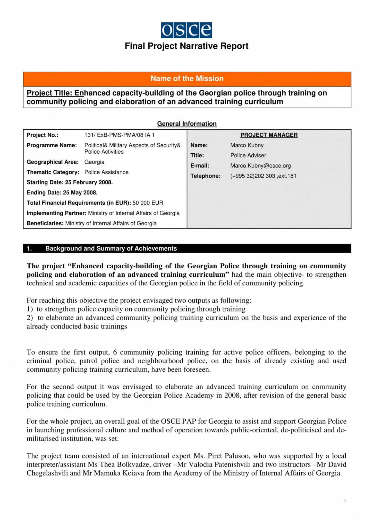 11 Narrative Report Examples Pdf Examples Field Observation with Field ...