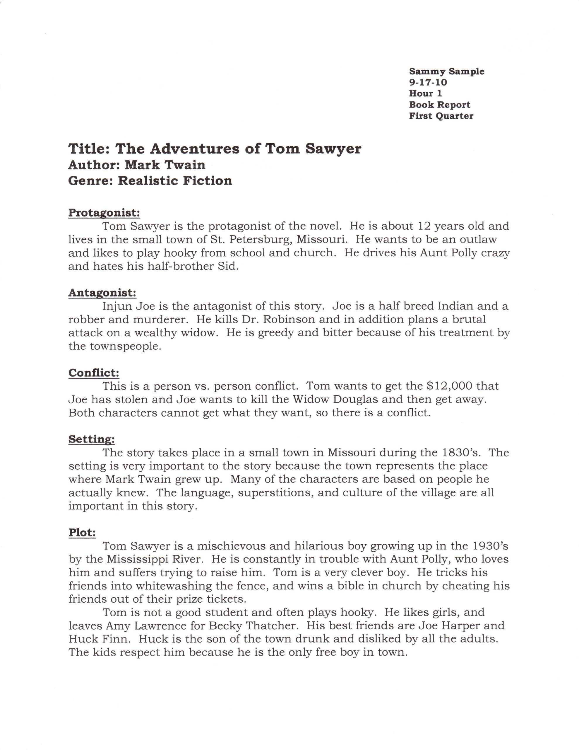 11+ Narrative Report Examples – Pdf | Examples For College Book Report Template