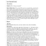 12 Example Of A Lab Report For Chemistry | Resume Letter For In Lab Report Template Chemistry