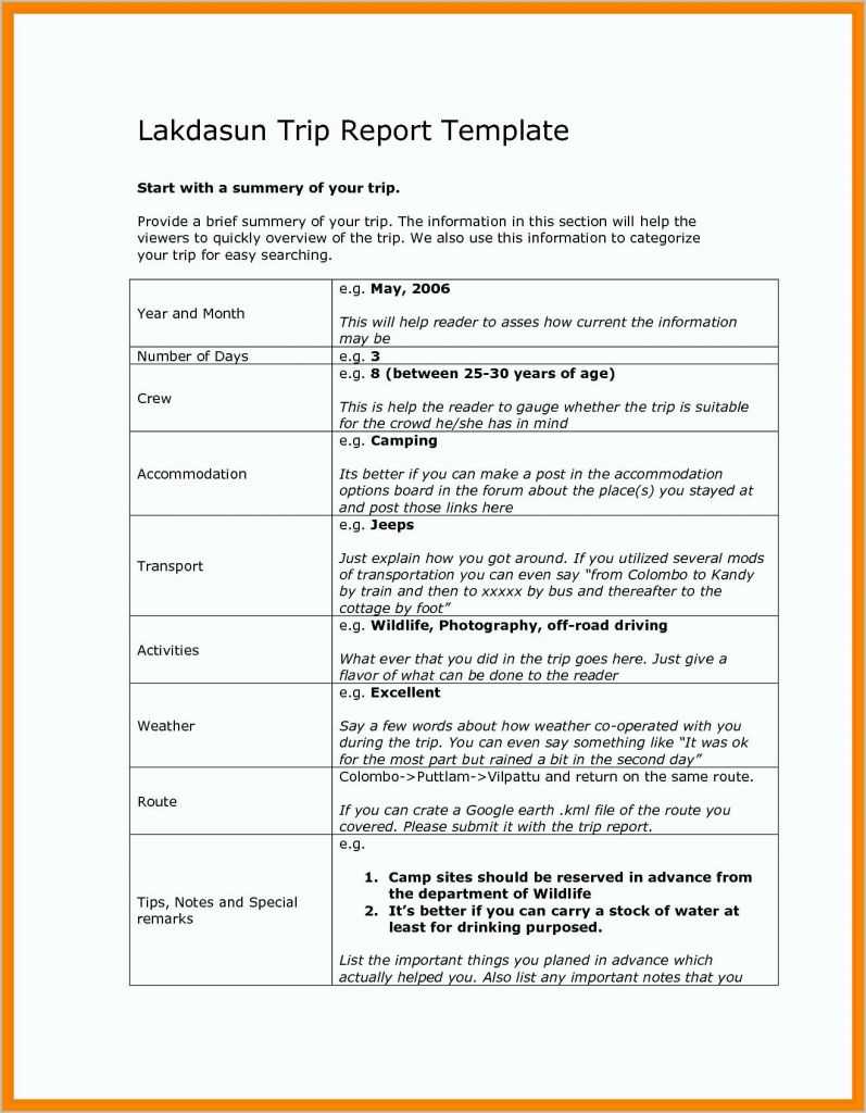 13 + Business Trip Report Examples – Pdf, Word, Apple Pages Throughout Sales Trip Report Template Word