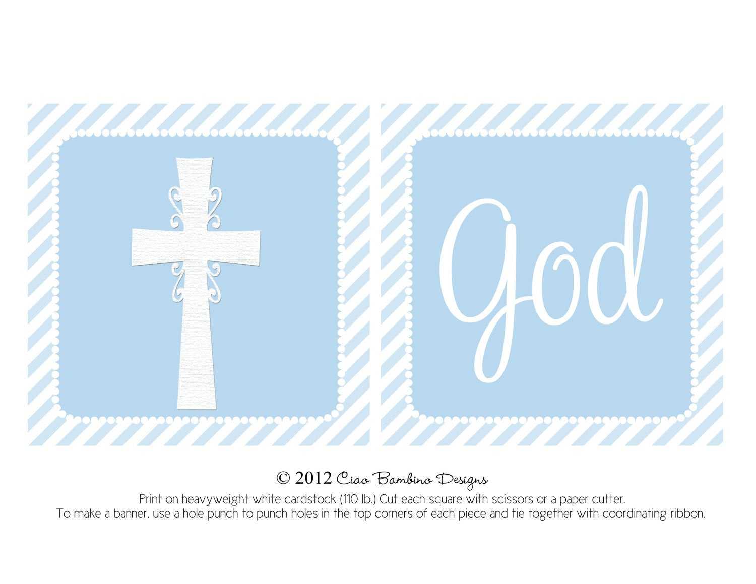 14 Christening Banner Template Free Download, Banner Intended For Free Printable First Communion Banner Templates