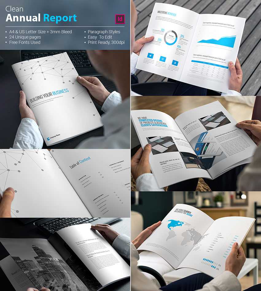15+ Шаблонів Для Річного Звіту З Неймовірними Макетами Indesign Inside Free Annual Report Template Indesign