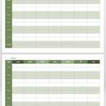 15 Free Weekly Calendar Templates | Smartsheet Pertaining To Blank Scheme Of Work Template