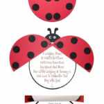18 Printable Blank Ladybug Invitation Template Now With In Blank Ladybug Template