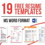 19 Free Resume Templates Download Now In Ms Word On Behance In Free Resume Template Microsoft Word