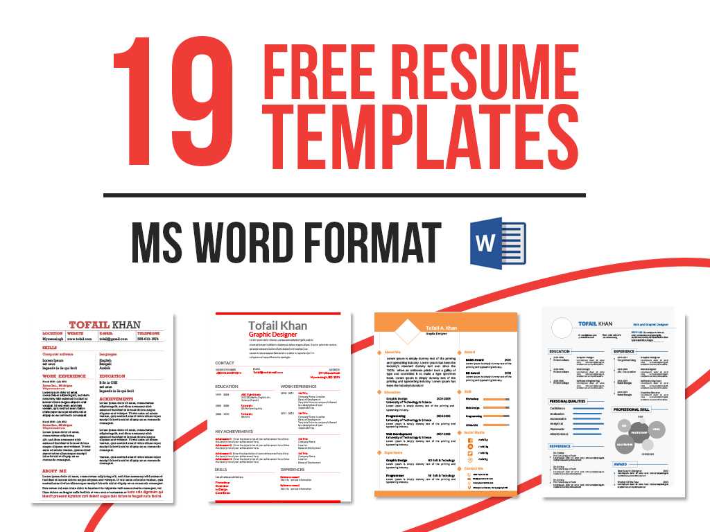 19 Free Resume Templates Download Now In Ms Word On Behance Within Free Downloadable Resume Templates For Word