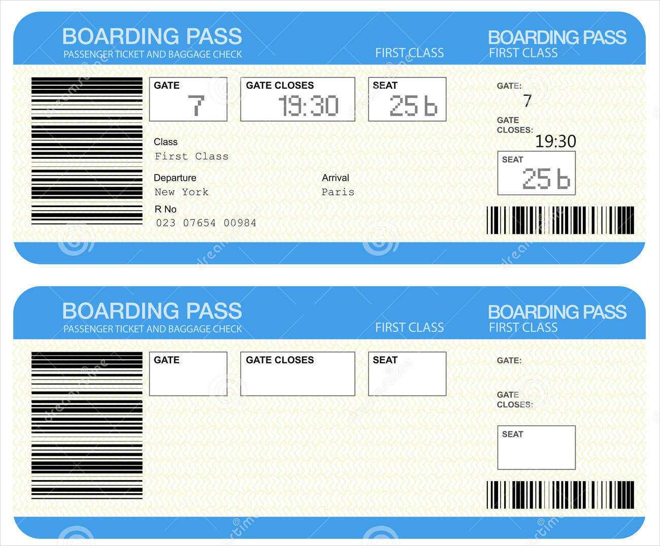 19+ Travel Ticket Designs – Psd, Ai, Word | Design Trends Intended For Plane Ticket Template Word
