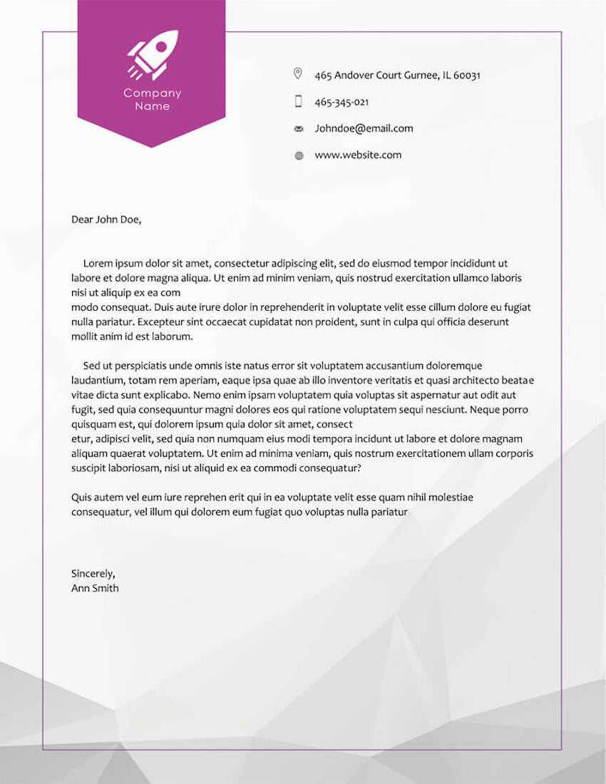 20 Best Free Microsoft Word Corporate Letterhead Templates In Header Templates For Word