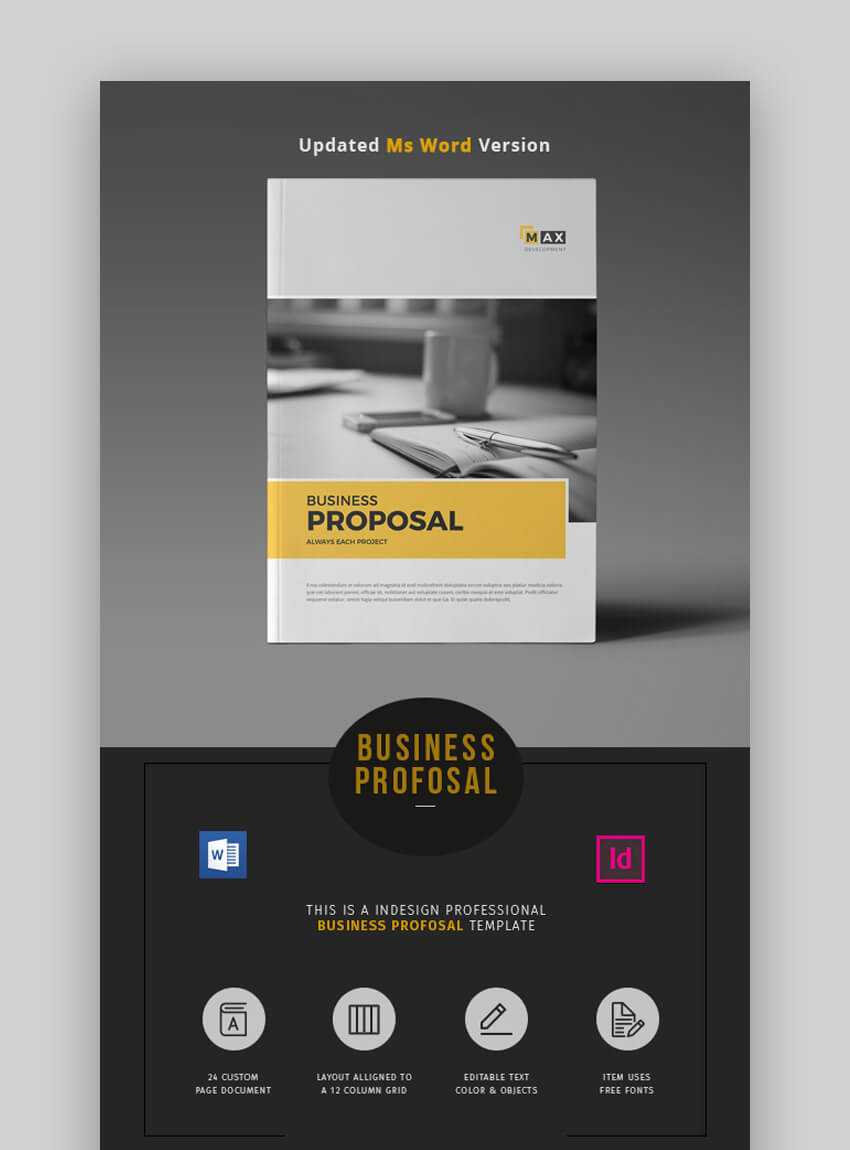 20 Ms Word Business Proposal Templates To Make Deals In 2019 Within Free Business Proposal Template Ms Word