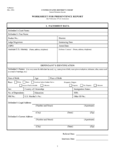 2009-2020 Form Prob 1 Fill Online, Printable, Fillable inside Presentence Investigation Report Template