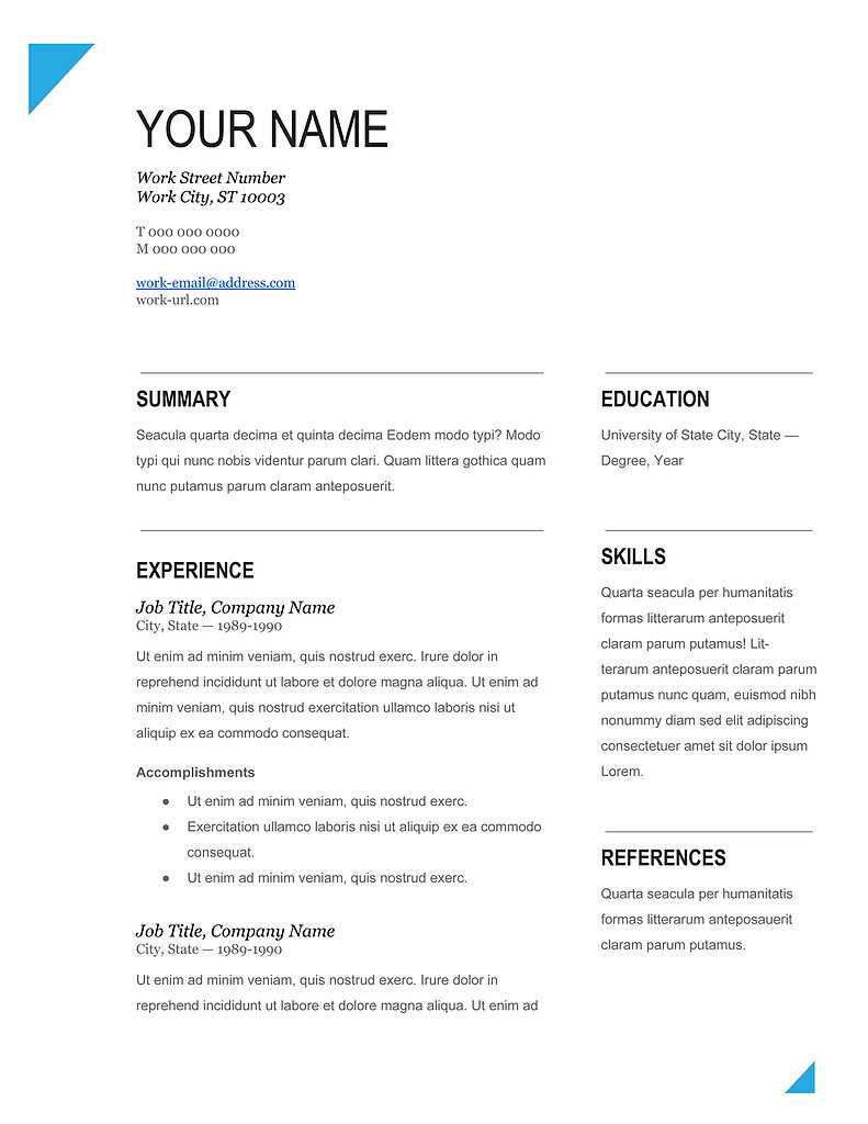 21 New Curriculum Vitae Format Ms Word File | Free Resume Pertaining To How To Create A Cv Template In Word