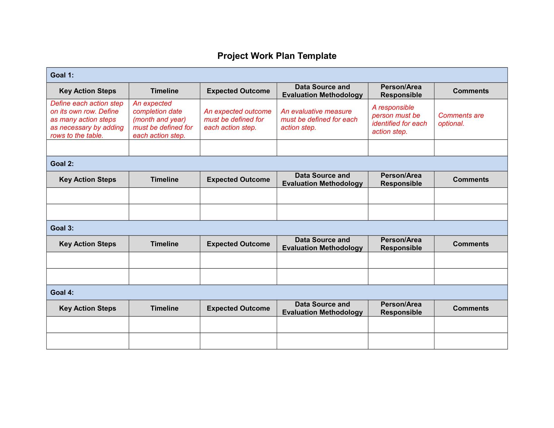 25+ Action Plan Examples – Doc | Examples Within Work Plan Template Word