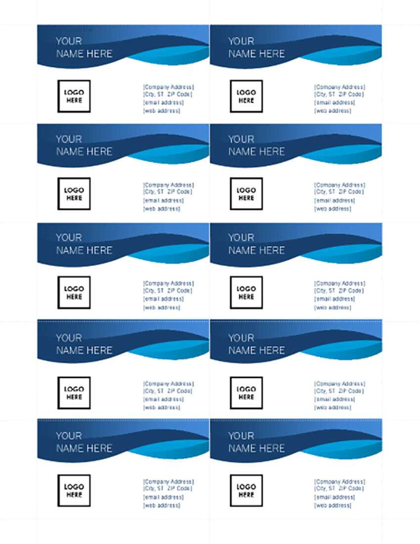 25+ Free Microsoft Word Business Card Templates (Printable Inside Plain Business Card Template Microsoft Word