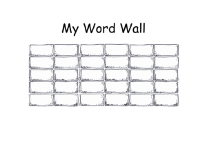 28+ [ Word Wall Template Free ] | 8 Best Images Of Personal regarding Blank Word Wall Template Free