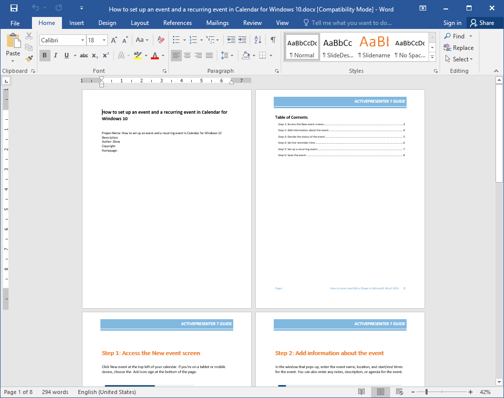 3 Simple Steps To Create An Employee Training Manual For Within Training Manual Template Microsoft Word