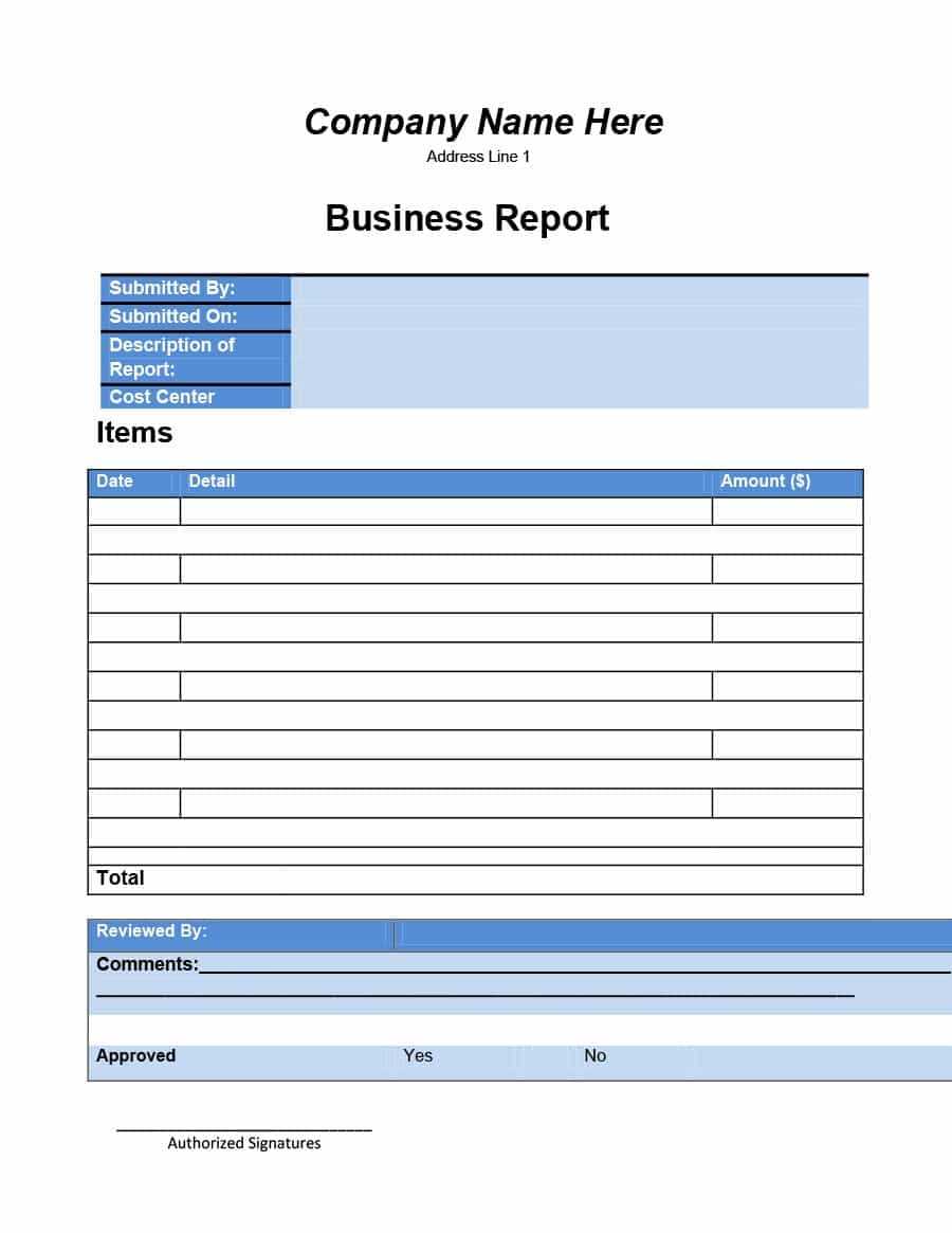30+ Business Report Templates & Format Examples ᐅ Templatelab With Business Review Report Template