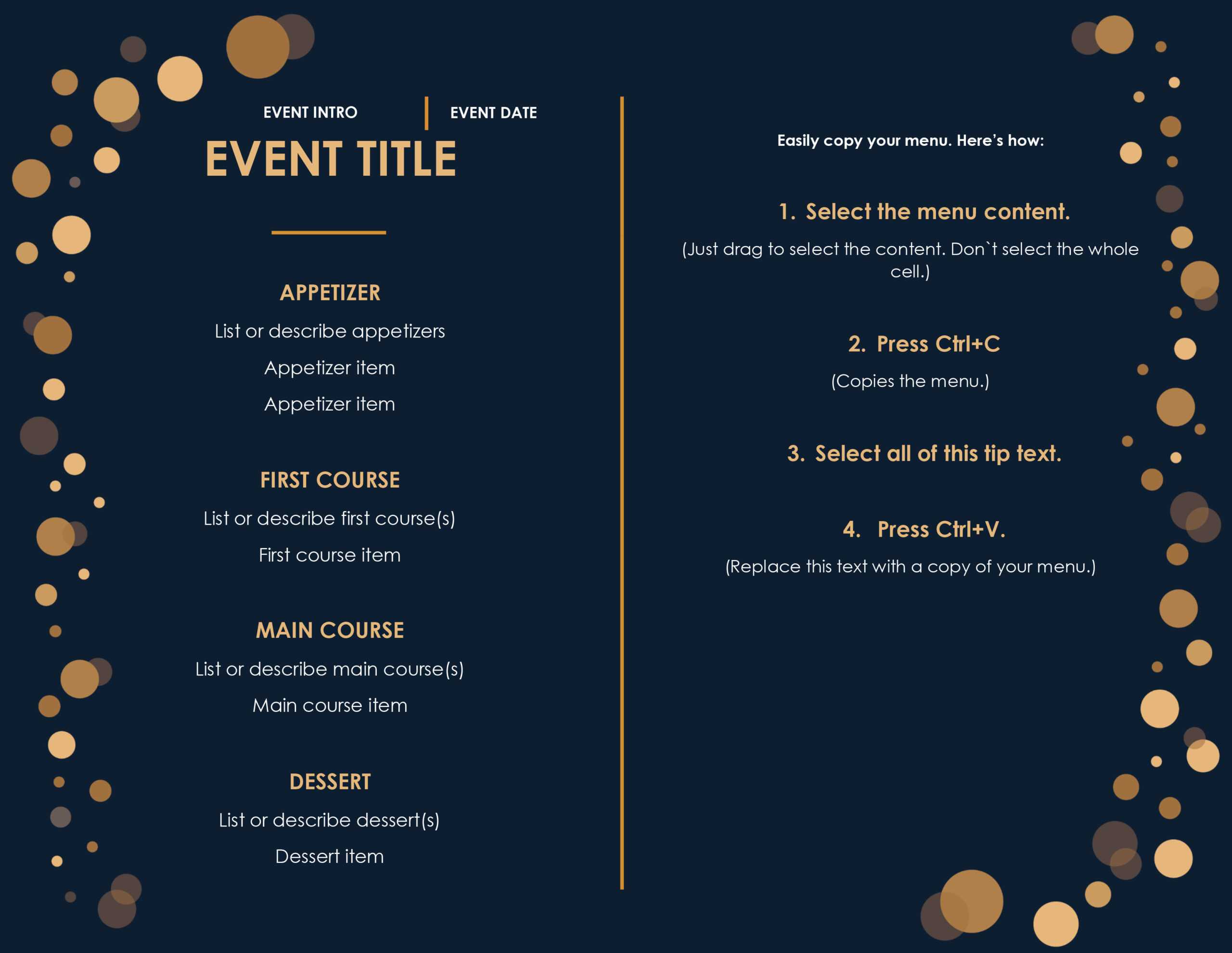 32 Free Simple Menu Templates For Restaurants, Cafes, And For Free Cafe Menu Templates For Word