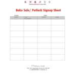 38 Best Potluck Sign Up Sheets (For Any Occasion) ᐅ Templatelab With Regard To Free Sign Up Sheet Template Word
