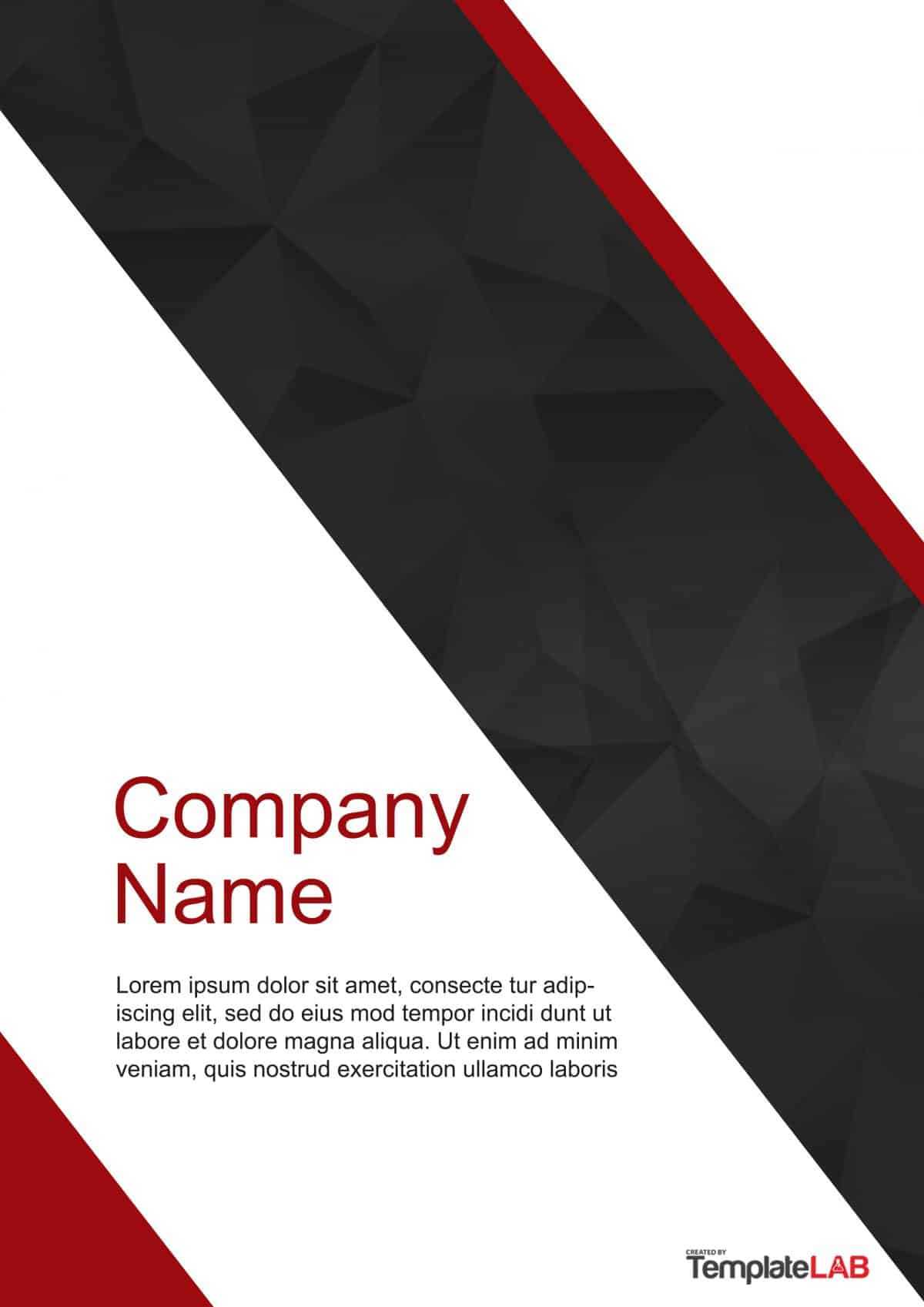39 Amazing Cover Page Templates (Word + Psd) ᐅ Templatelab Intended For Report Cover Page Template Word