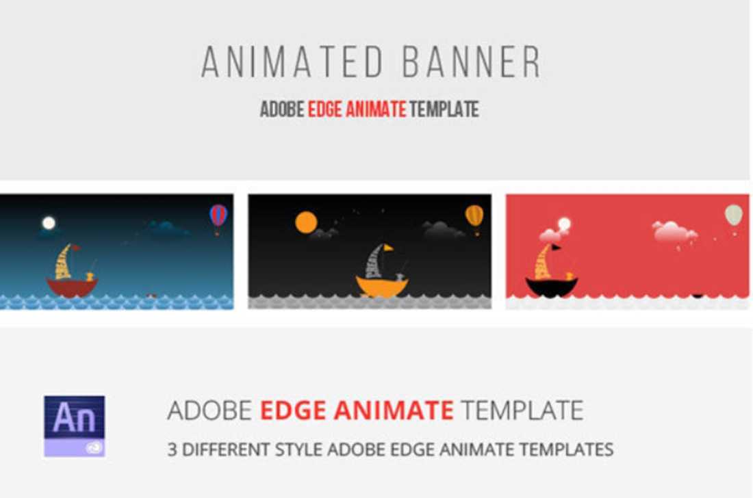 40 Awesome Edge Animate Templates Throughout Animated Banner Templates