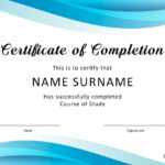 40 Fantastic Certificate Of Completion Templates [Word Regarding Training Certificate Template Word Format