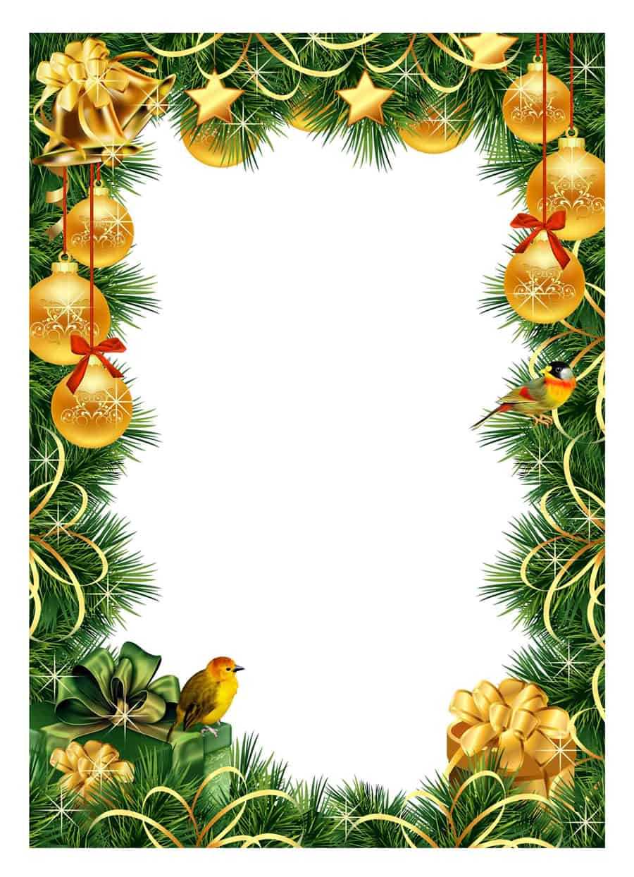 40+ Free Christmas Borders And Frames – Printable Templates With Regard To Christmas Border Word Template