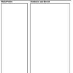 40 Free Cornell Note Templates (With Cornell Note Taking Inside Note Taking Template Word