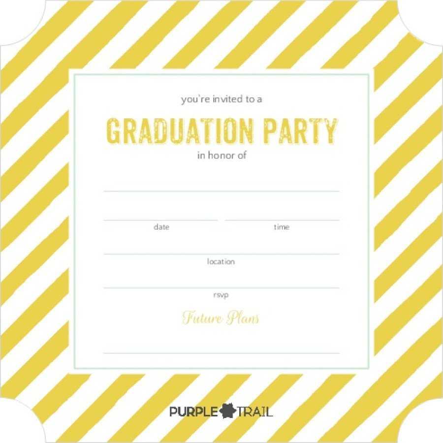 40+ Free Graduation Invitation Templates ᐅ Templatelab Within Graduation Party Invitation Templates Free Word