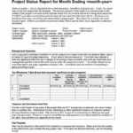 40+ Project Status Report Templates [Word, Excel, Ppt] ᐅ With Regard To Monthly Status Report Template Project Management