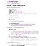 47 Editable Syllabus Templates (Course Syllabus) ᐅ Templatelab intended for Blank Syllabus Template