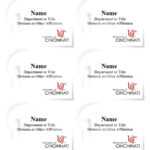47 Free Name Tag + Badge Templates ᐅ Templatelab Pertaining To Visitor Badge Template Word