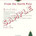 5 Letter To Santa Template Printables (Downloadable Pdf) Regarding Blank Letter From Santa Template