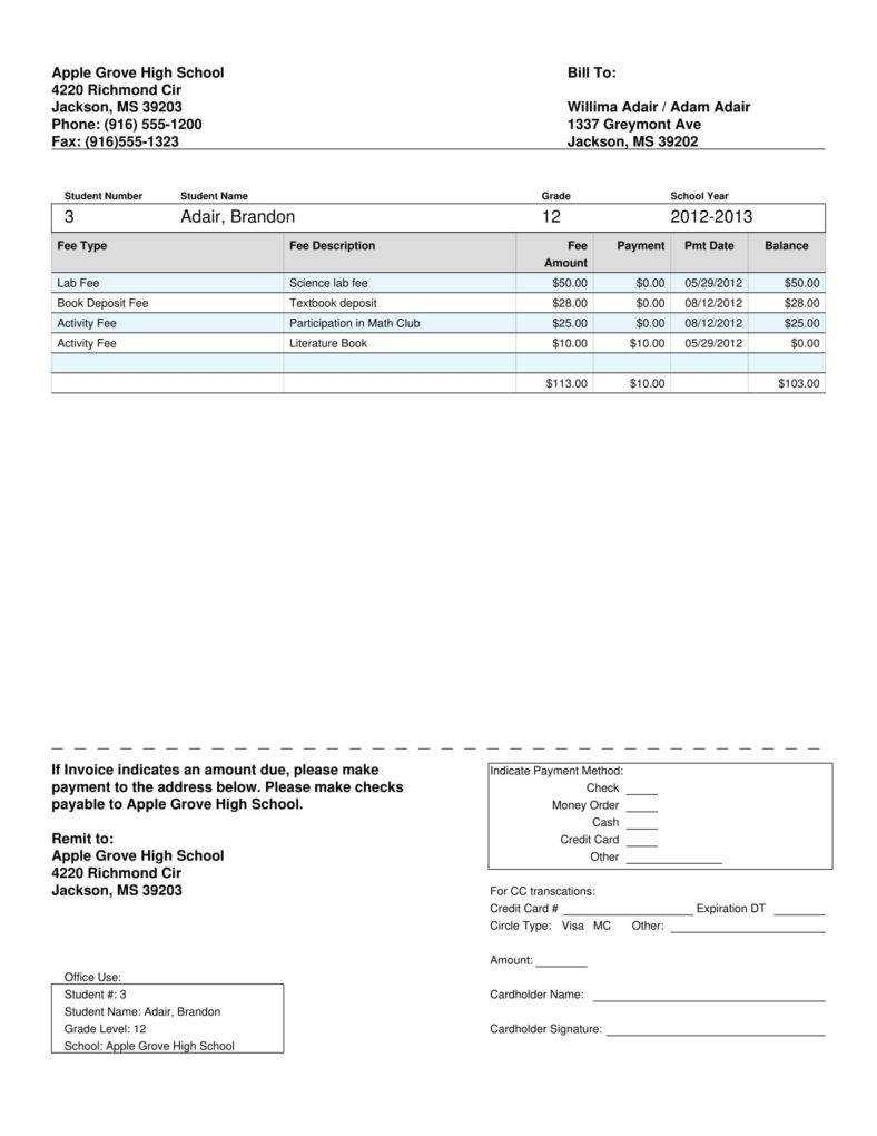 5+ Tuition Receipt Templates – Pdf, Word | Free & Premium For Fake College Report Card Template