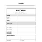 50 Free Audit Report Templates (Internal Audit Reports) ᐅ Regarding Audit Findings Report Template