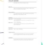50+ Free Resume Templates For Microsoft Word To Download Intended For Blank Resume Templates For Microsoft Word