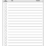 5087 Blank Checklist Templates | Wiring Resources Throughout Blank Checklist Template Word