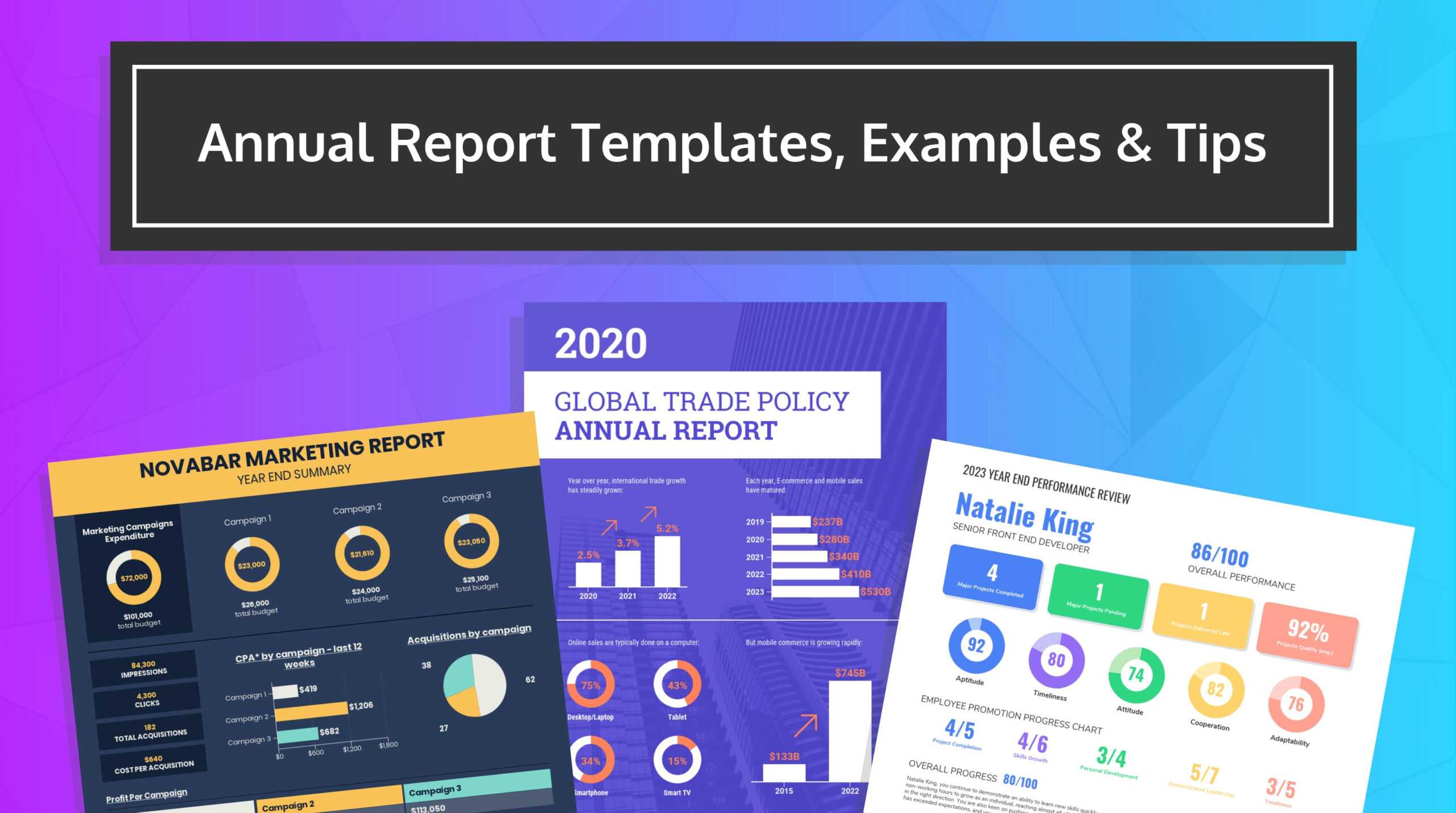 55+ Annual Report Design Templates & Inspirational Examples In Annual Report Template Word Free Download