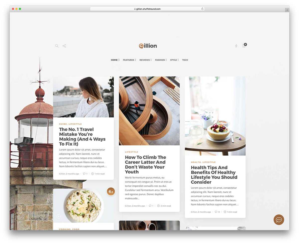 60+ Best Clean WordPress Themes 2020 - Colorlib Throughout Blank Food Web Template