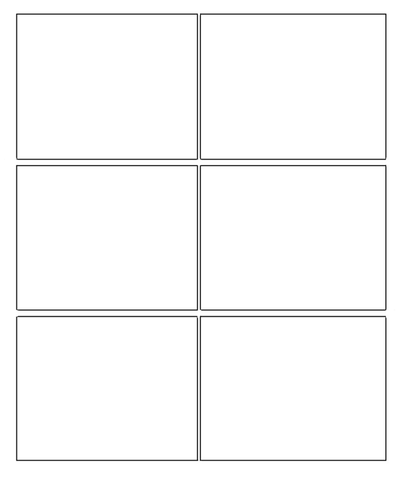 7 Best Images Of Printable Comic Book Layout Template For Printable Blank Comic Strip Template For Kids