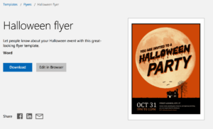 7 Free Halloween-Themed Templates For Microsoft Word regarding Free Halloween Templates For Word