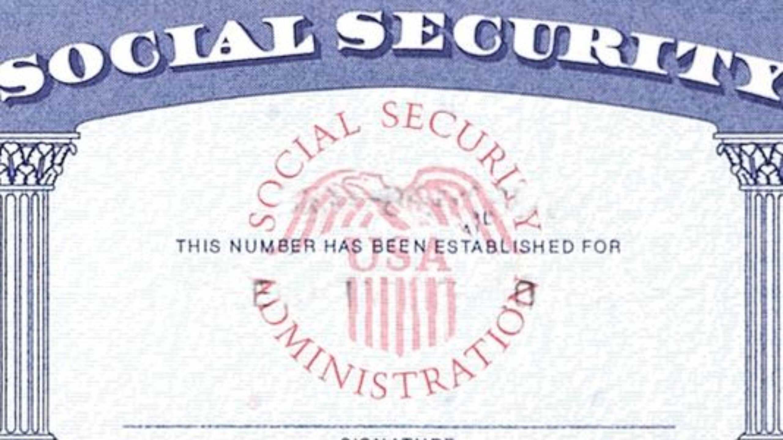 7 Social Security Card Template Psd Images - Social Security For Blank Social Security Card Template