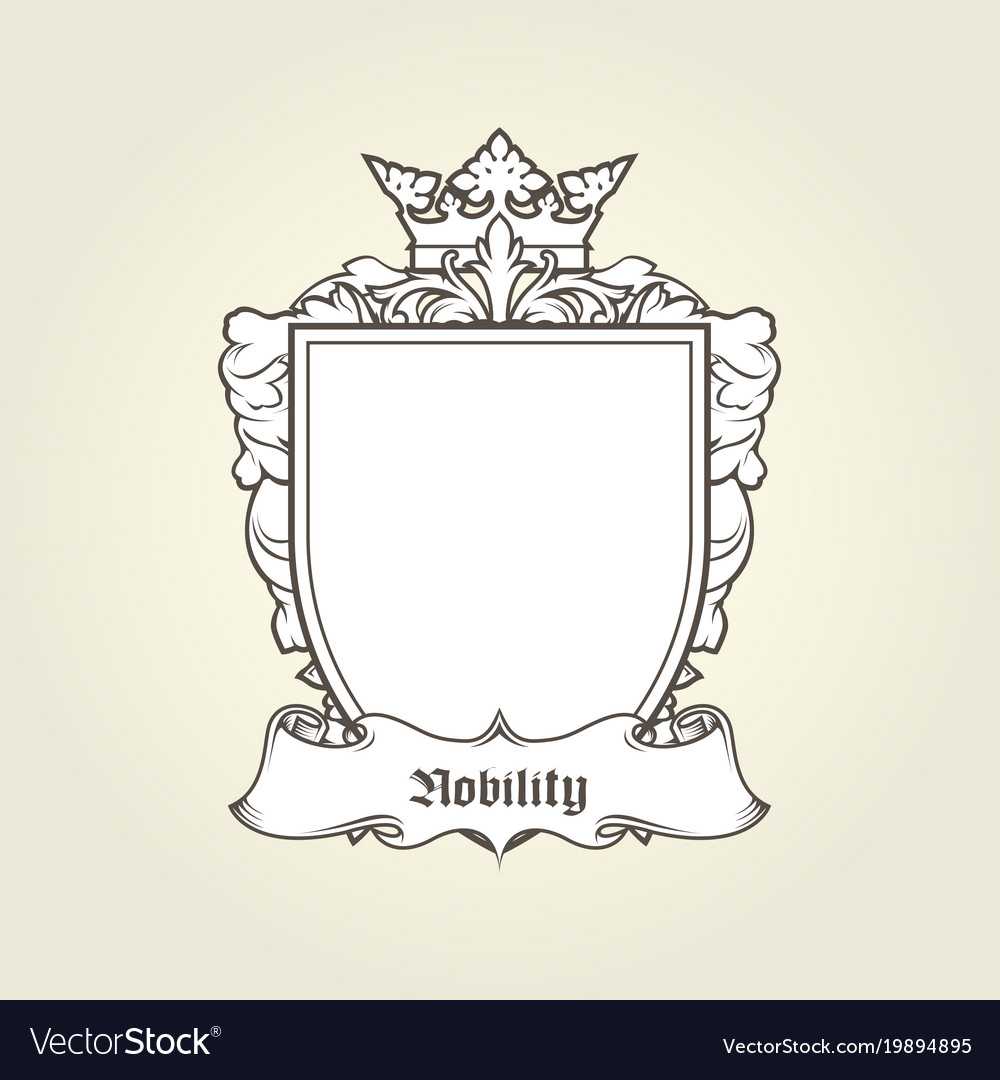 8D9B6E Code Of Arms Template | Wiring Resources Pertaining To Blank Shield Template Printable