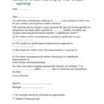 9+ Disciplinary Warning Letters – Free Samples, Examples Pertaining To Investigation Report Template Disciplinary Hearing