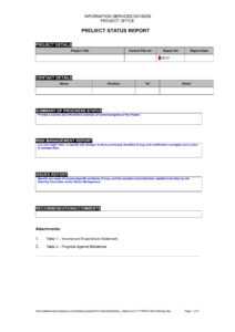 9+ Status Report Examples - Doc, Pdf | Examples within Progress Report Template Doc