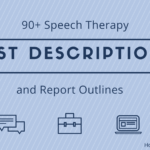 90+ Speech Therapy Test Descriptions At Your Fingertips For Speech And Language Report Template